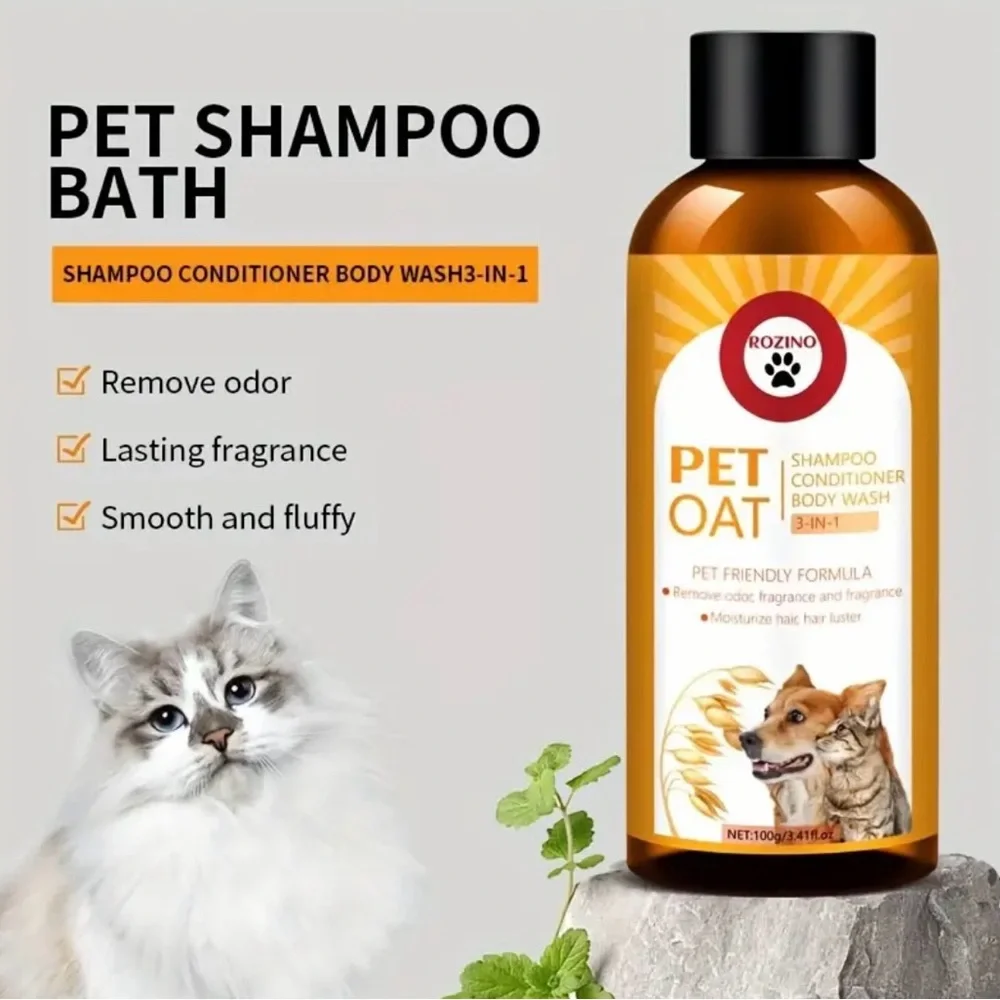Oat Pet Three In One Shampoo, And Body Wash, With A Fresh Fragrance